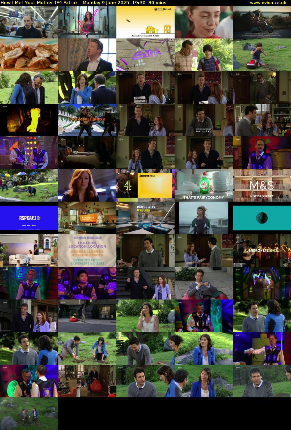 How I Met Your Mother (E4 Extra) Monday 9 June 2025 19:30 - 20:00