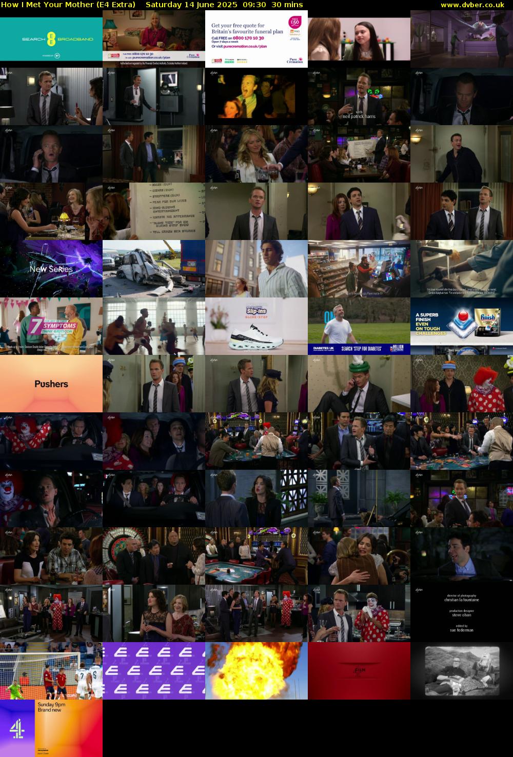 How I Met Your Mother (E4 Extra) Saturday 14 June 2025 09:30 - 10:00