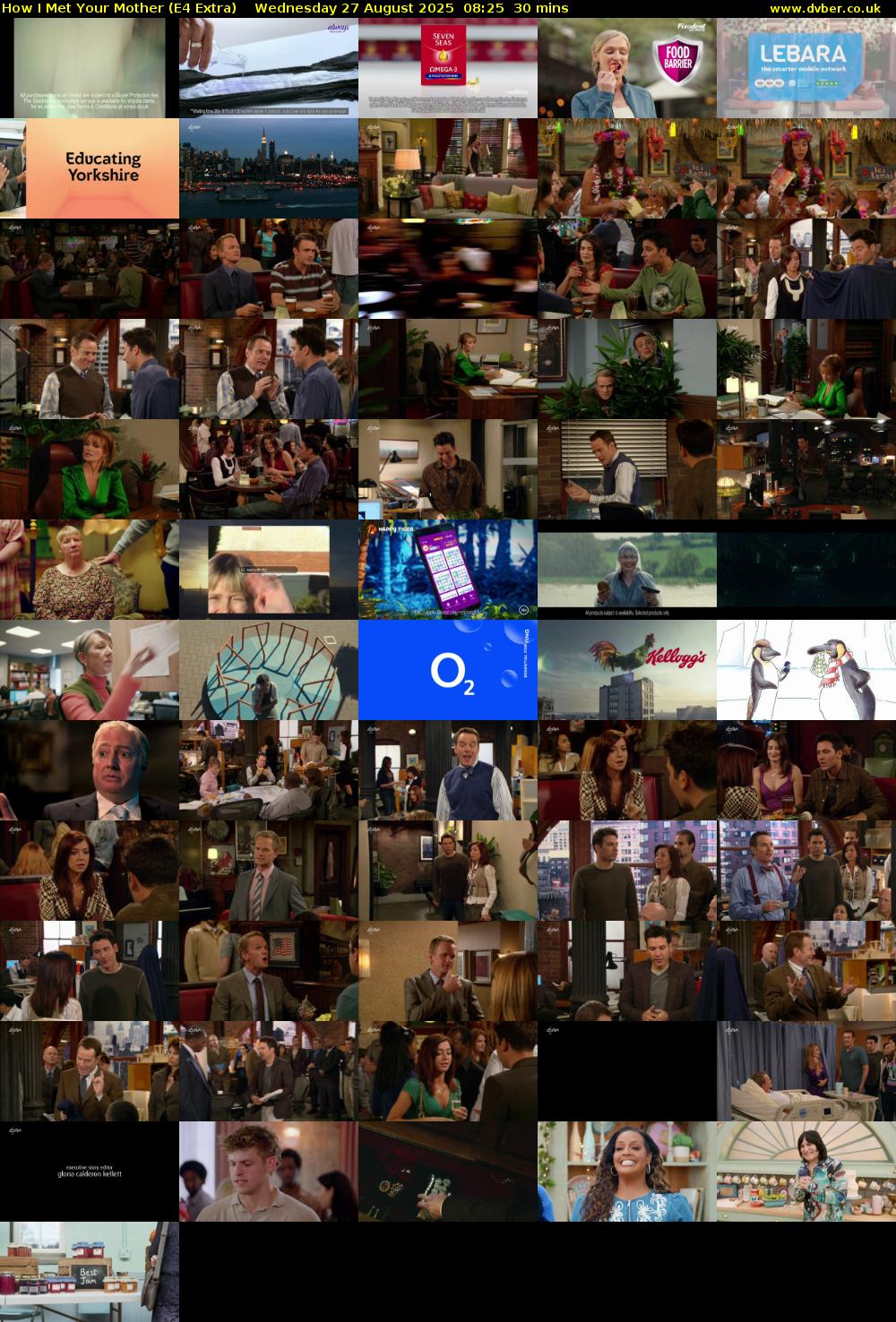 How I Met Your Mother (E4 Extra) Wednesday 27 August 2025 08:25 - 08:55