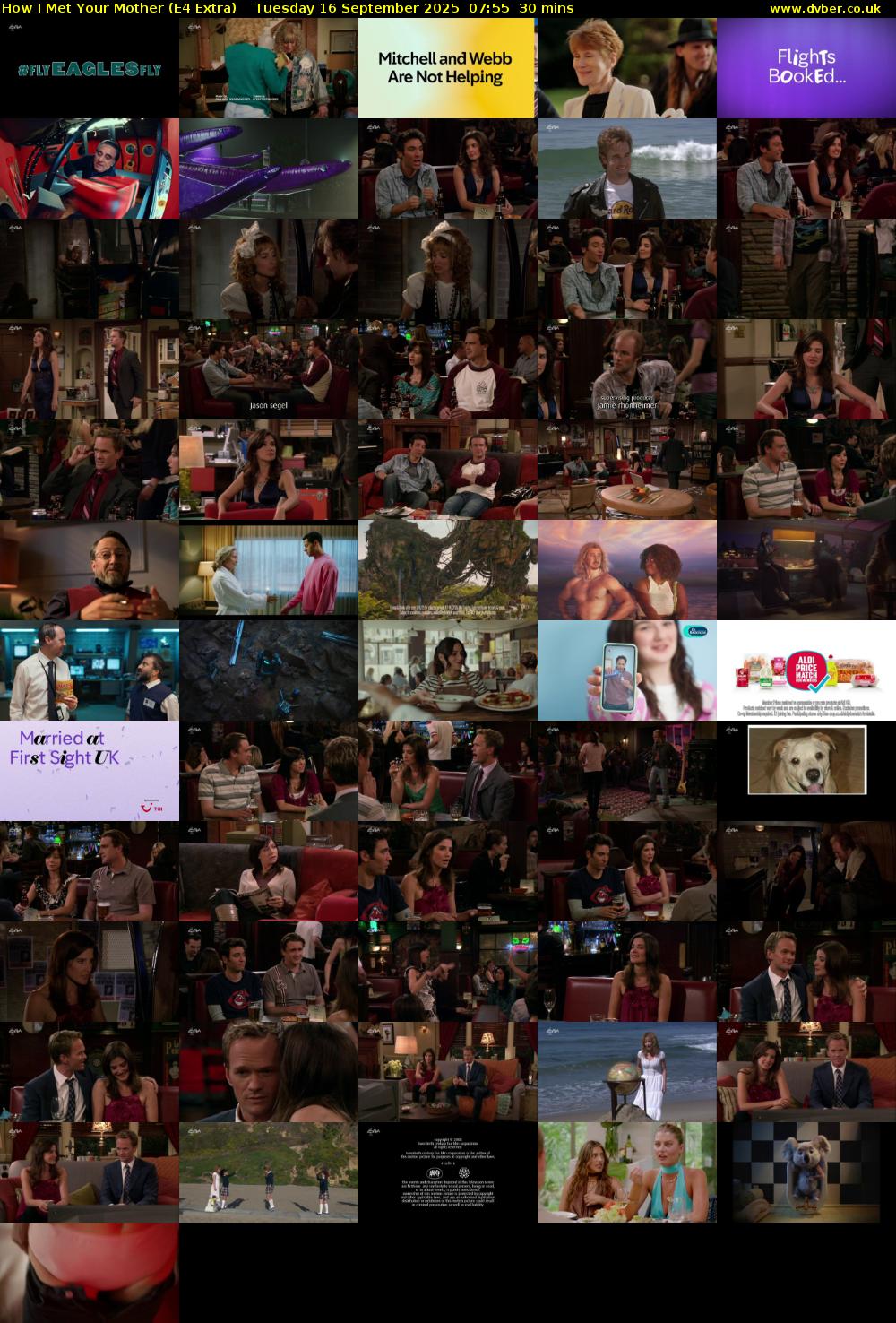 How I Met Your Mother (E4 Extra) Tuesday 16 September 2025 07:55 - 08:25