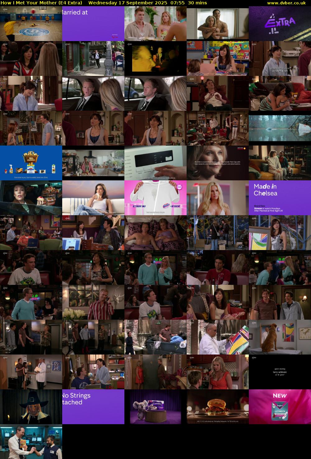 How I Met Your Mother (E4 Extra) Wednesday 17 September 2025 07:55 - 08:25