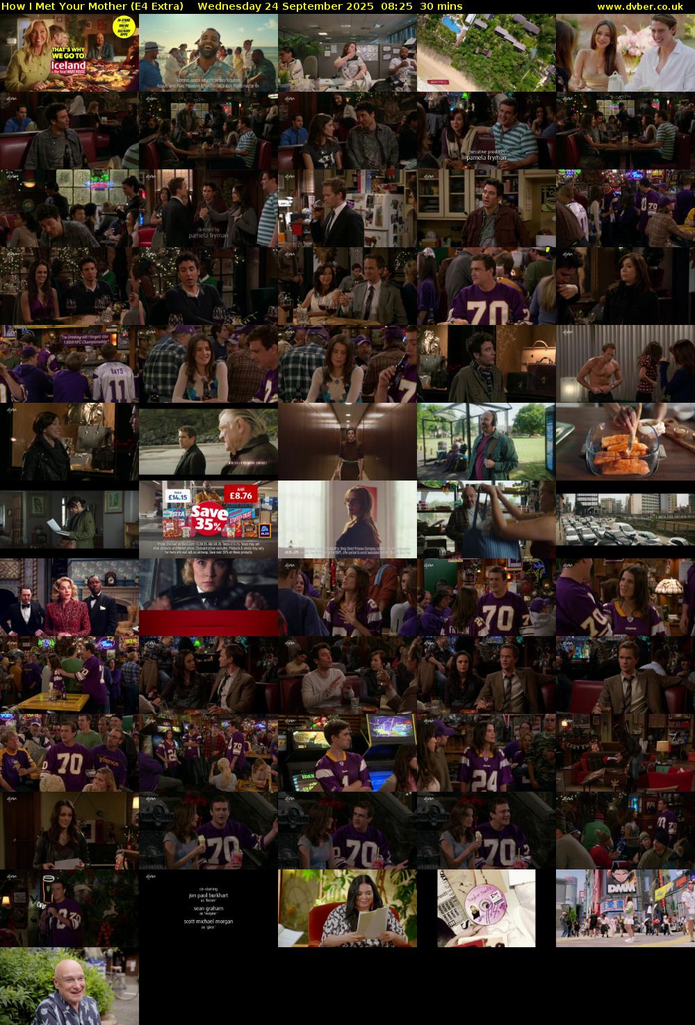 How I Met Your Mother (E4 Extra) Wednesday 24 September 2025 08:25 - 08:55