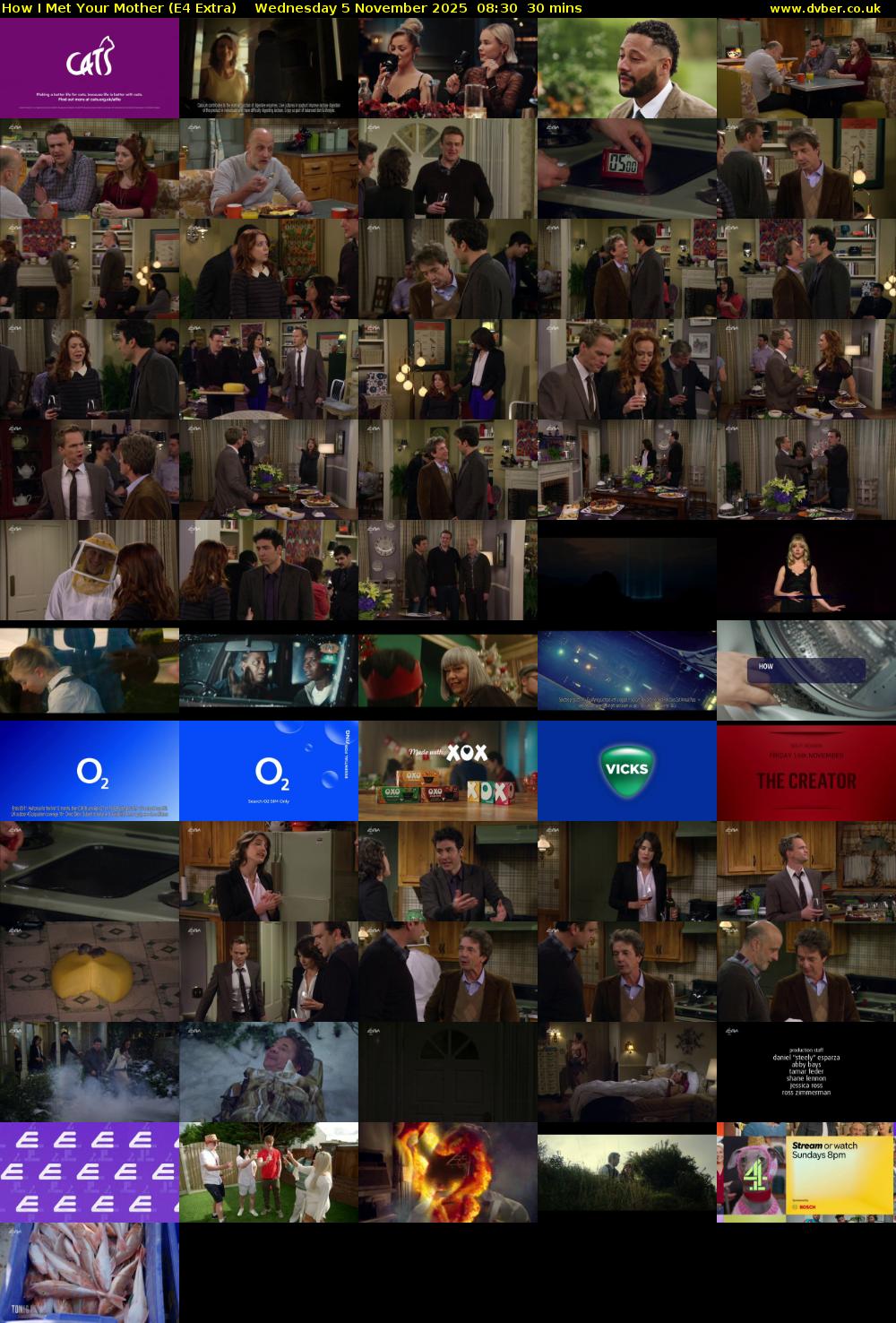 How I Met Your Mother (E4 Extra) Wednesday 5 November 2025 08:30 - 09:00