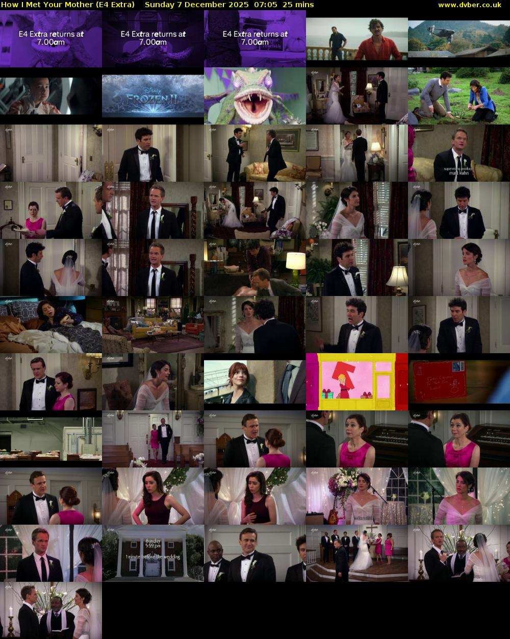 How I Met Your Mother (E4 Extra) Sunday 7 December 2025 07:05 - 07:30