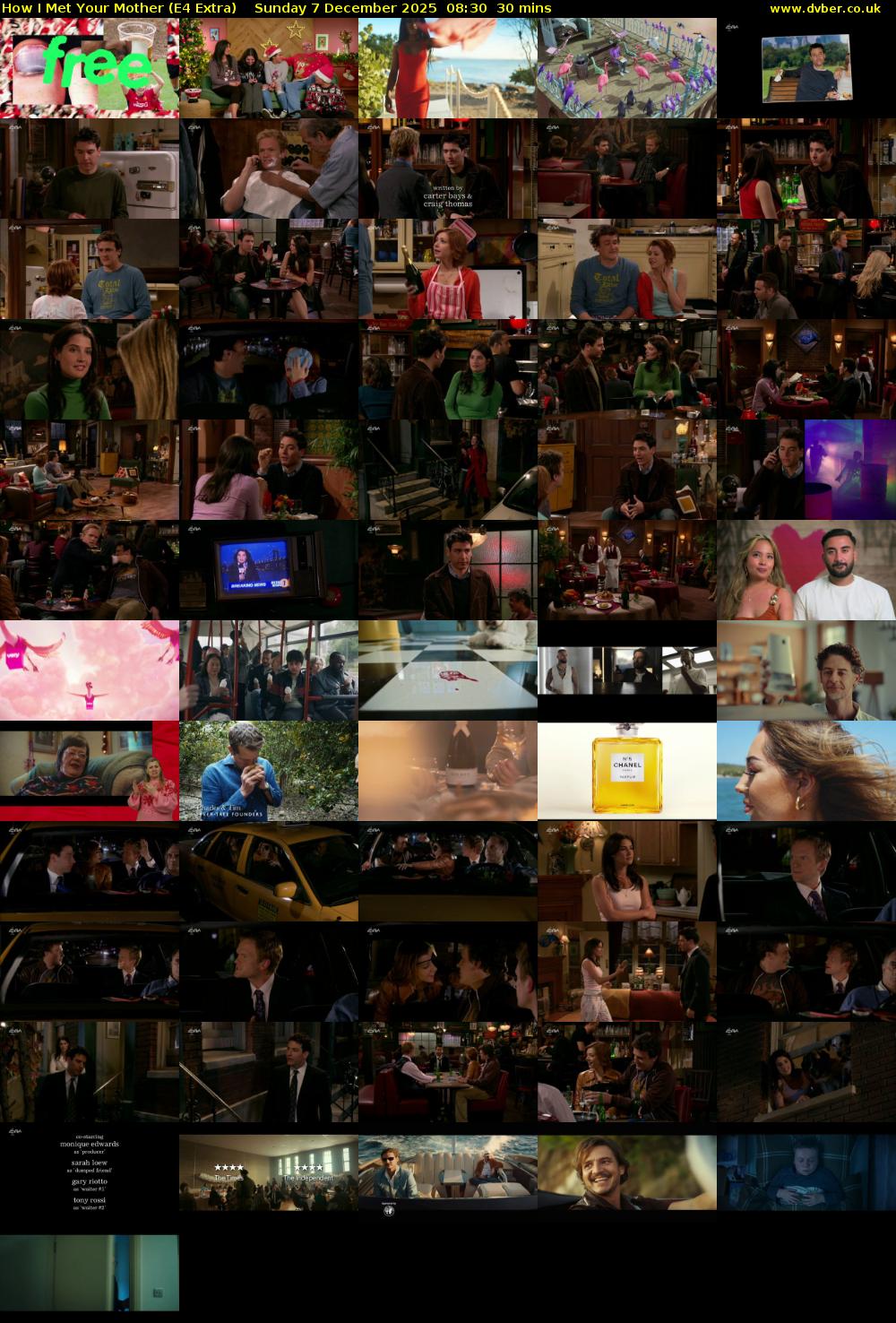 How I Met Your Mother (E4 Extra) Sunday 7 December 2025 08:30 - 09:00