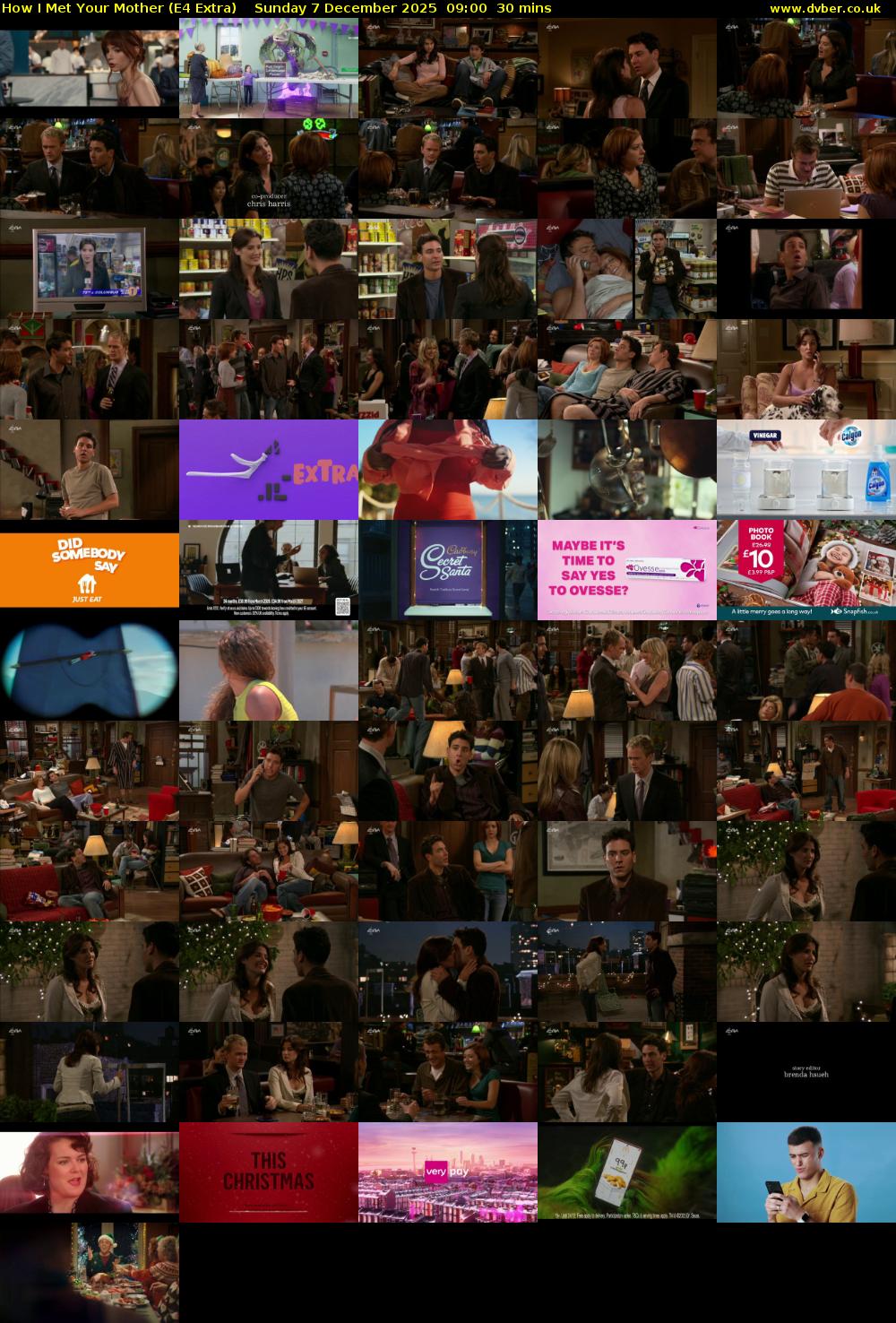 How I Met Your Mother (E4 Extra) Sunday 7 December 2025 09:00 - 09:30