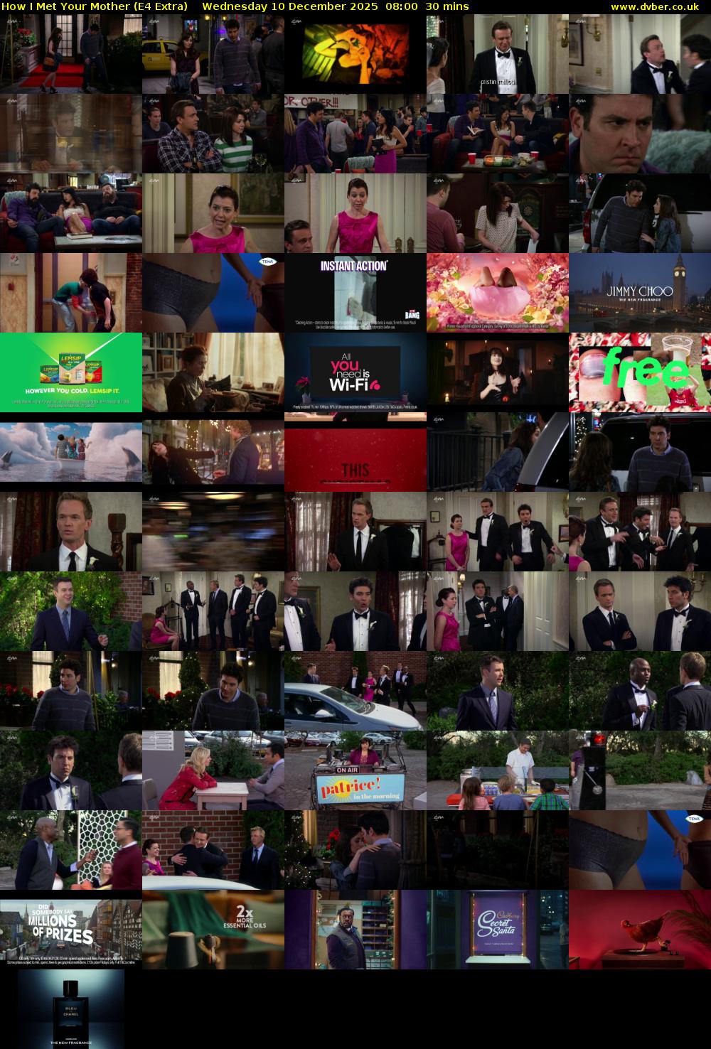 How I Met Your Mother (E4 Extra) Wednesday 10 December 2025 08:00 - 08:30