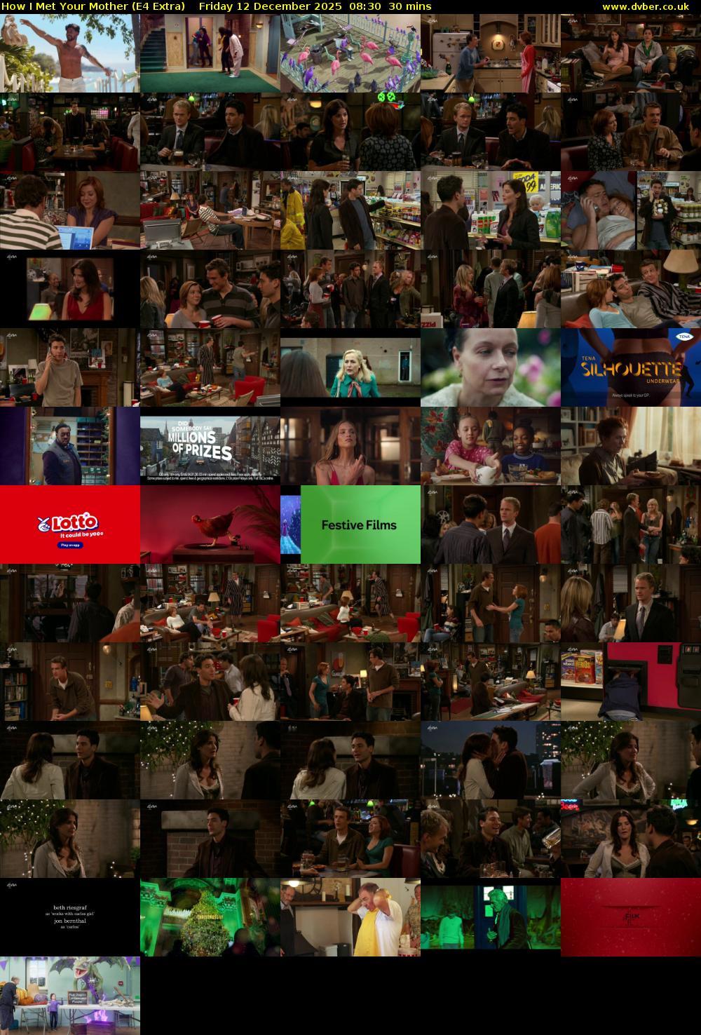 How I Met Your Mother (E4 Extra) Friday 12 December 2025 08:30 - 09:00