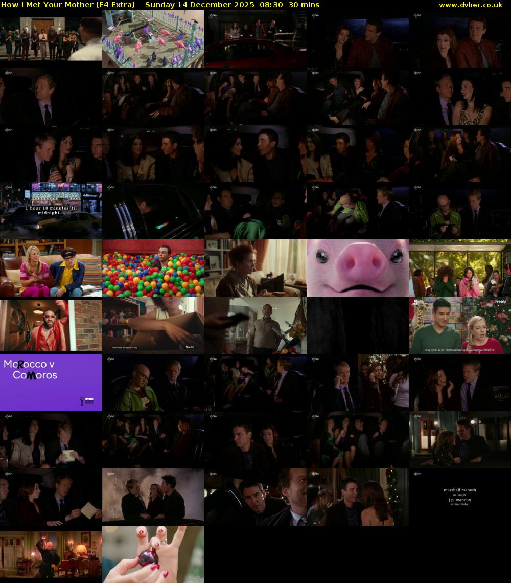 How I Met Your Mother (E4 Extra) Sunday 14 December 2025 08:30 - 09:00