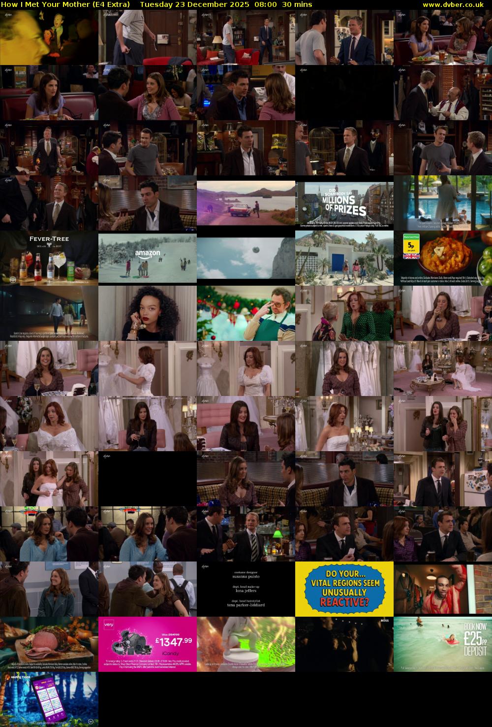 How I Met Your Mother (E4 Extra) Tuesday 23 December 2025 08:00 - 08:30