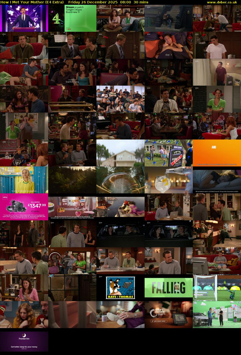 How I Met Your Mother (E4 Extra) Friday 26 December 2025 08:00 - 08:30