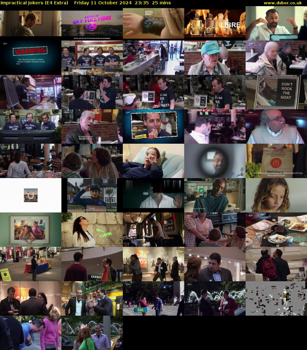Impractical Jokers (E4 Extra) Friday 11 October 2024 23:35 - 00:00