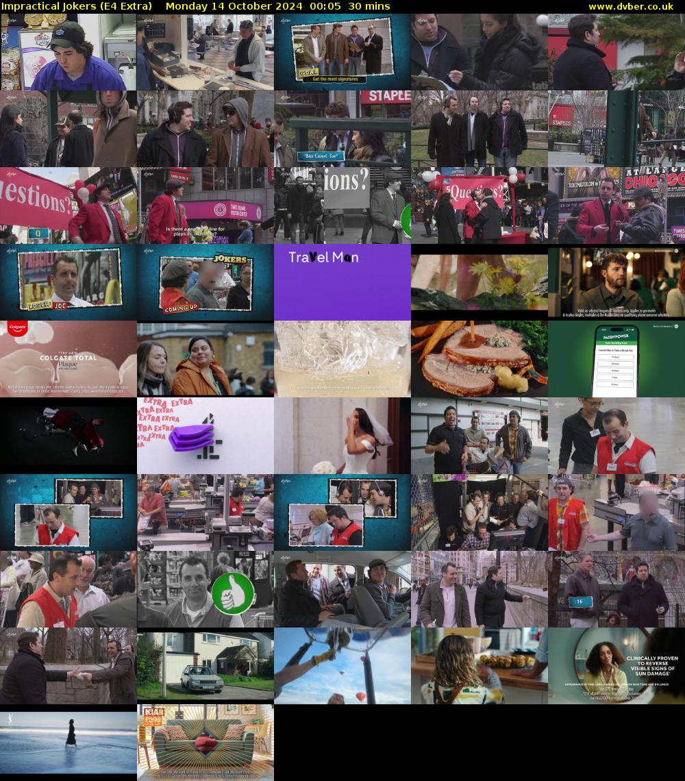 Impractical Jokers (E4 Extra) Monday 14 October 2024 00:05 - 00:35