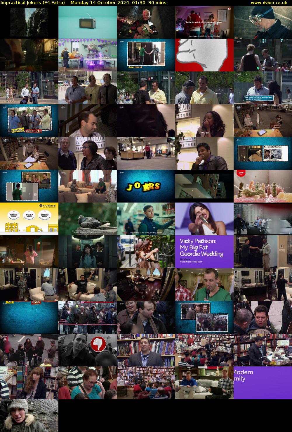 Impractical Jokers (E4 Extra) Monday 14 October 2024 01:30 - 02:00