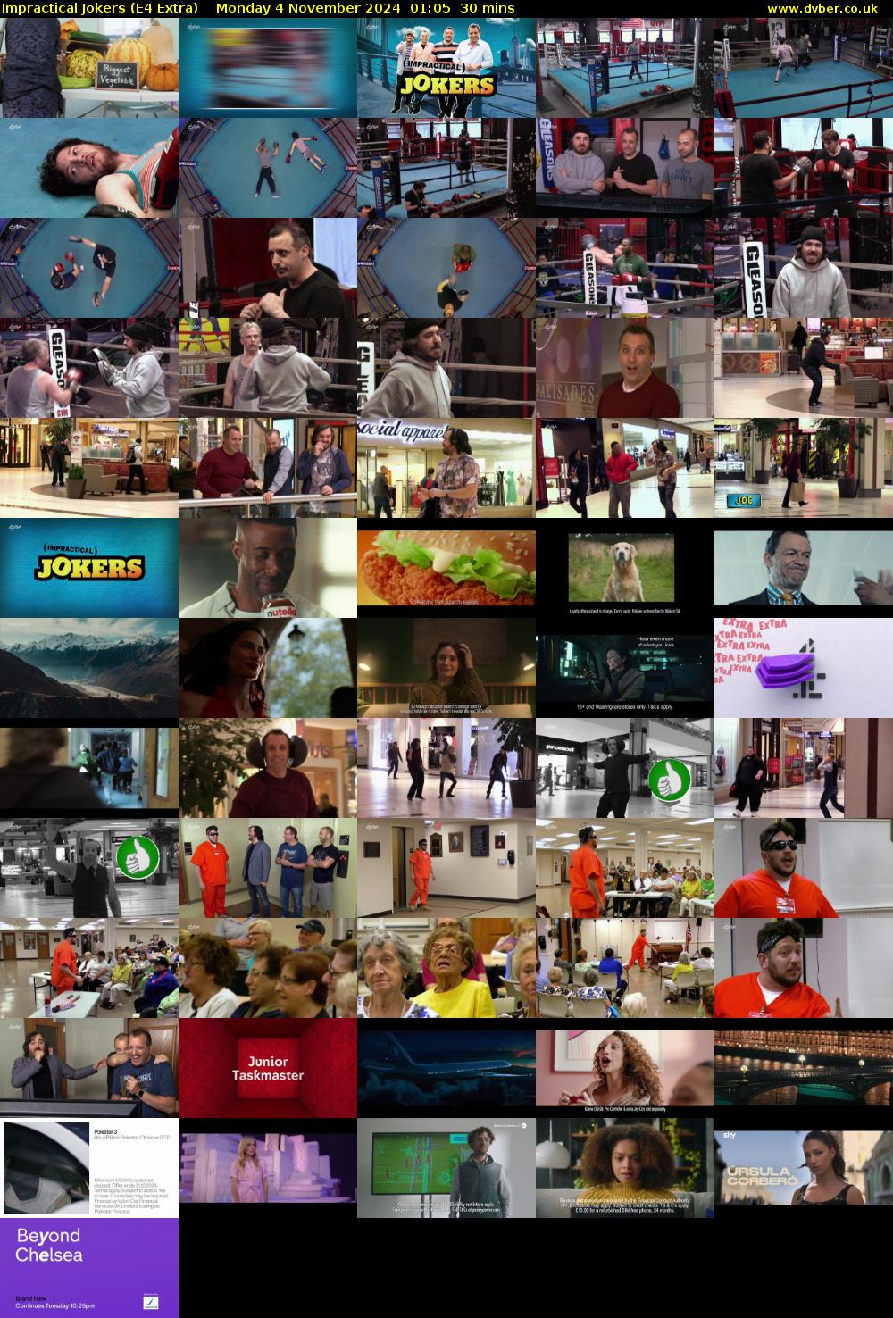Impractical Jokers (E4 Extra) Monday 4 November 2024 01:05 - 01:35