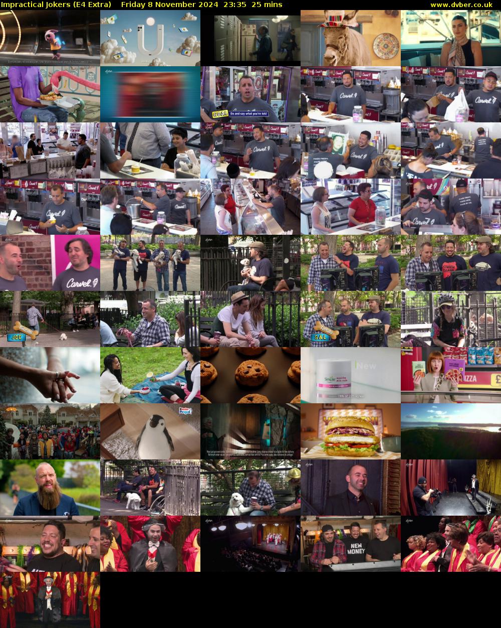 Impractical Jokers (E4 Extra) Friday 8 November 2024 23:35 - 00:00