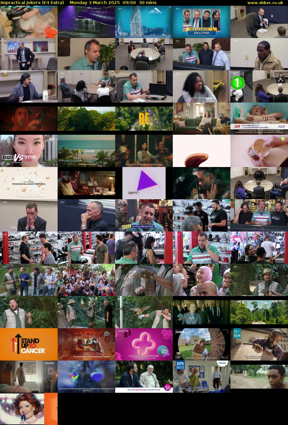 Impractical Jokers (E4 Extra) Monday 3 March 2025 09:00 - 09:30