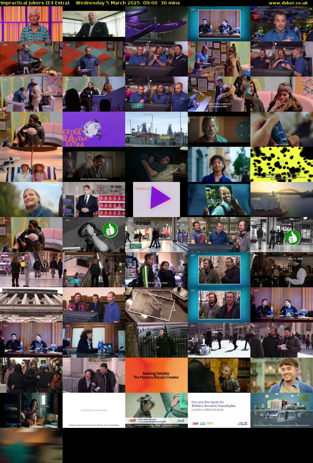 Impractical Jokers (E4 Extra) Wednesday 5 March 2025 09:00 - 09:30