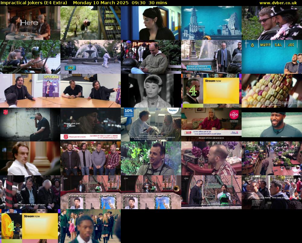 Impractical Jokers (E4 Extra) Monday 10 March 2025 09:30 - 10:00