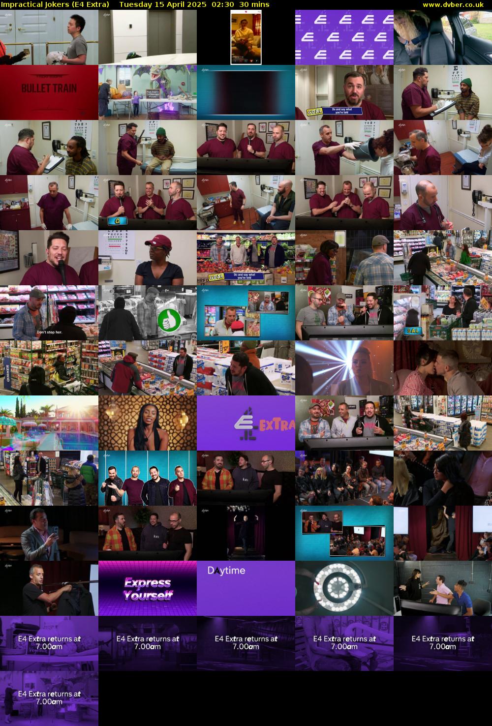 Impractical Jokers (E4 Extra) Tuesday 15 April 2025 02:30 - 03:00