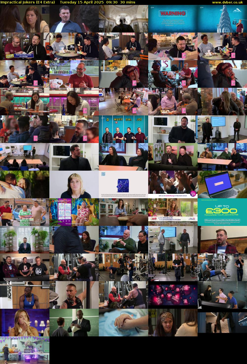 Impractical Jokers (E4 Extra) Tuesday 15 April 2025 09:30 - 10:00