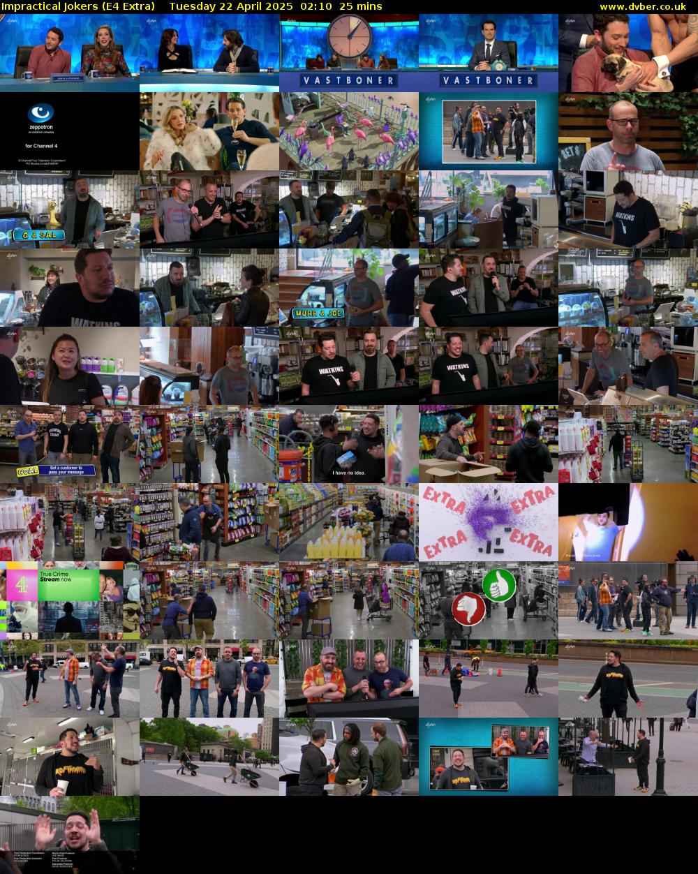 Impractical Jokers (E4 Extra) Tuesday 22 April 2025 02:10 - 02:35