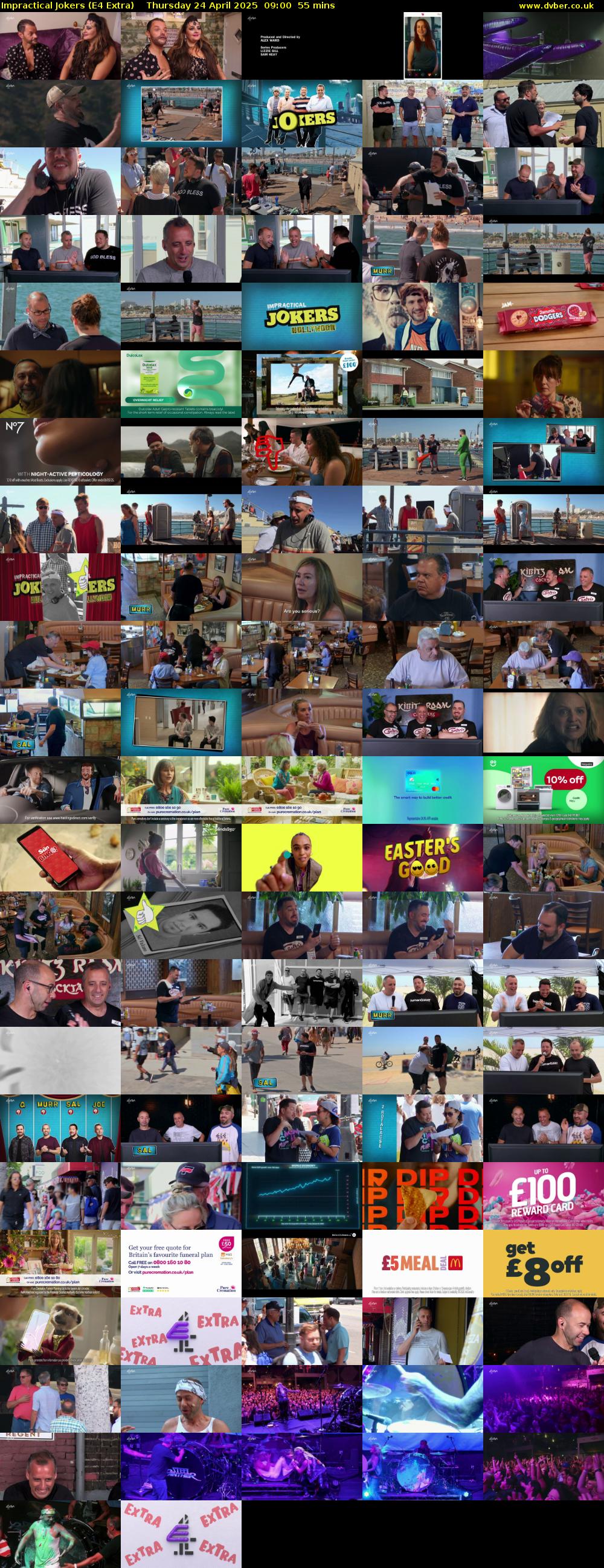 Impractical Jokers (E4 Extra) Thursday 24 April 2025 09:00 - 09:55