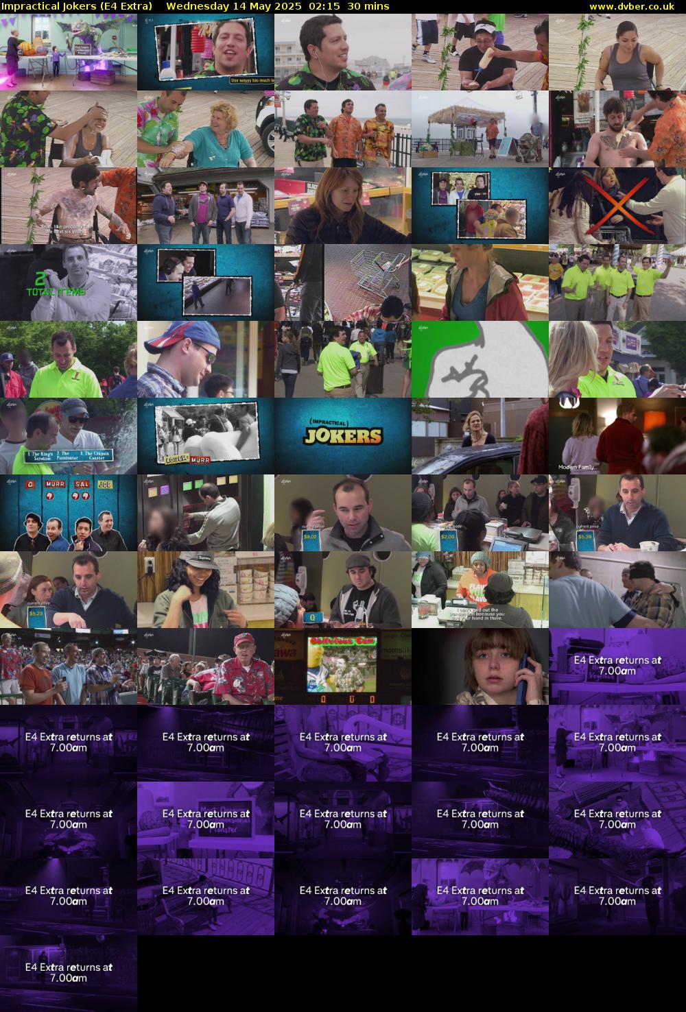 Impractical Jokers (E4 Extra) Wednesday 14 May 2025 02:15 - 02:45