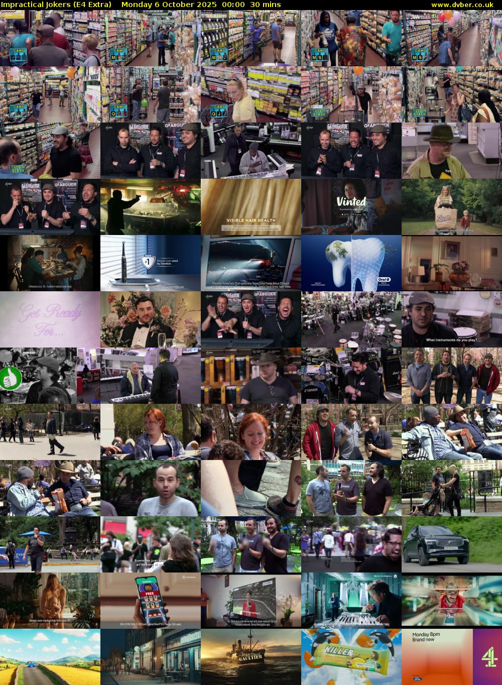 Impractical Jokers (E4 Extra) Monday 6 October 2025 00:00 - 00:30