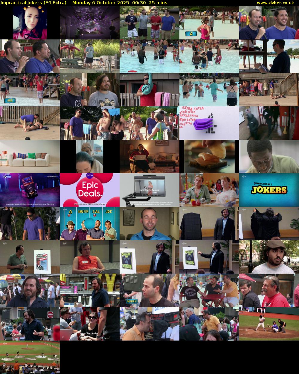 Impractical Jokers (E4 Extra) Monday 6 October 2025 00:30 - 00:55