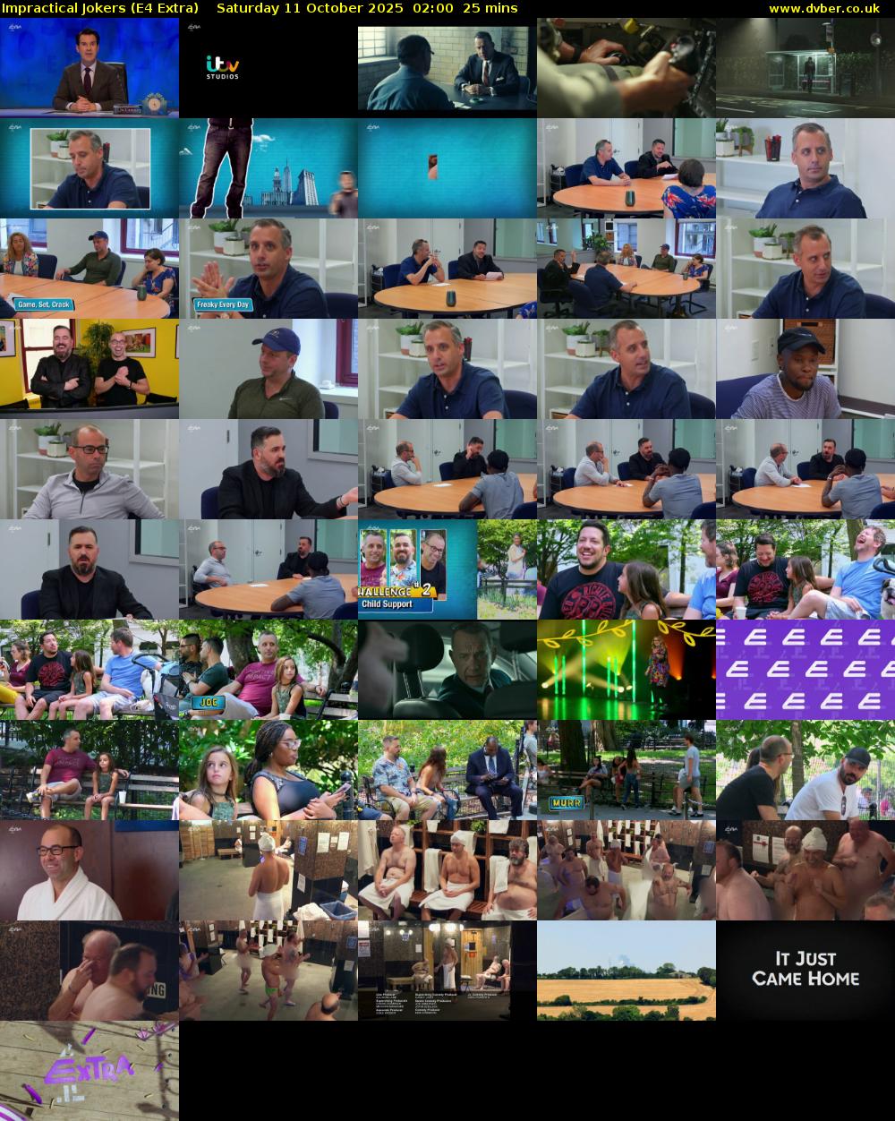 Impractical Jokers (E4 Extra) Saturday 11 October 2025 02:00 - 02:25