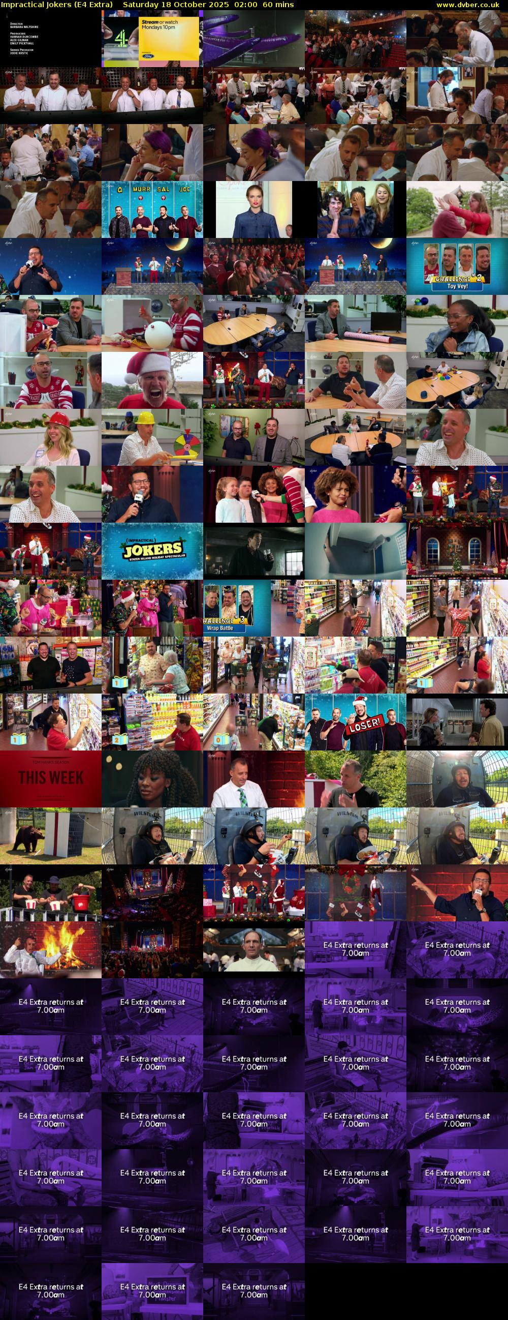 Impractical Jokers (E4 Extra) Saturday 18 October 2025 02:00 - 03:00