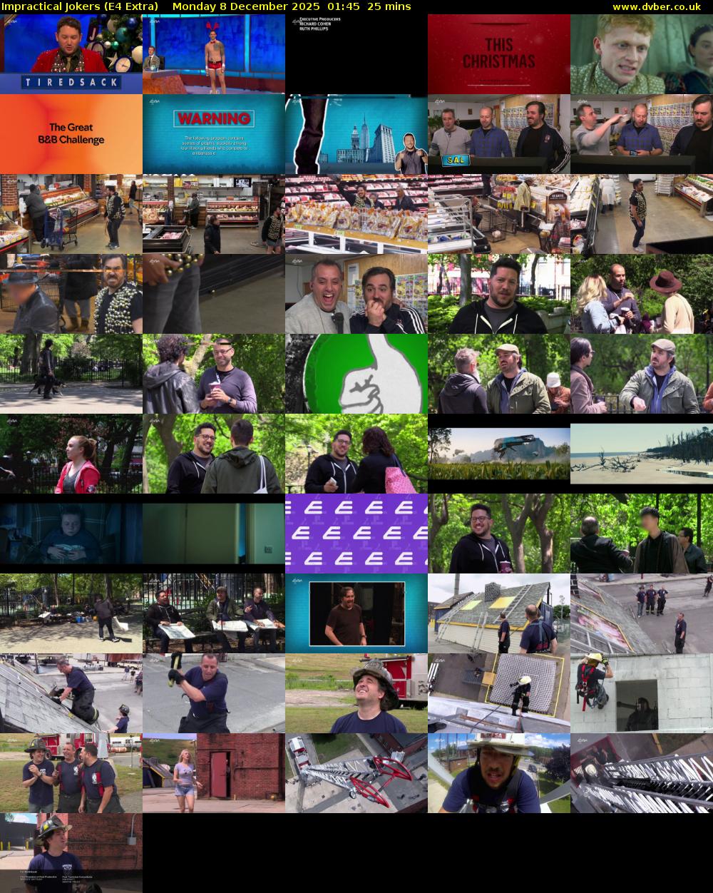 Impractical Jokers (E4 Extra) Monday 8 December 2025 01:45 - 02:10