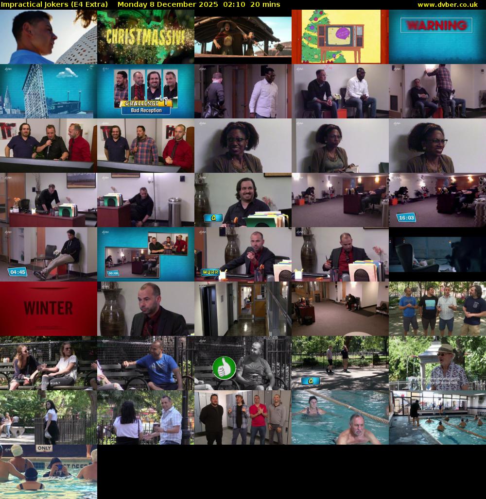 Impractical Jokers (E4 Extra) Monday 8 December 2025 02:10 - 02:30