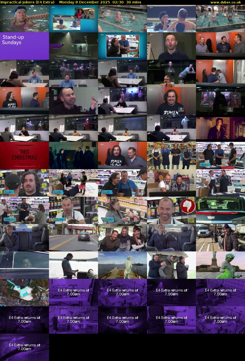 Impractical Jokers (E4 Extra) Monday 8 December 2025 02:30 - 03:00