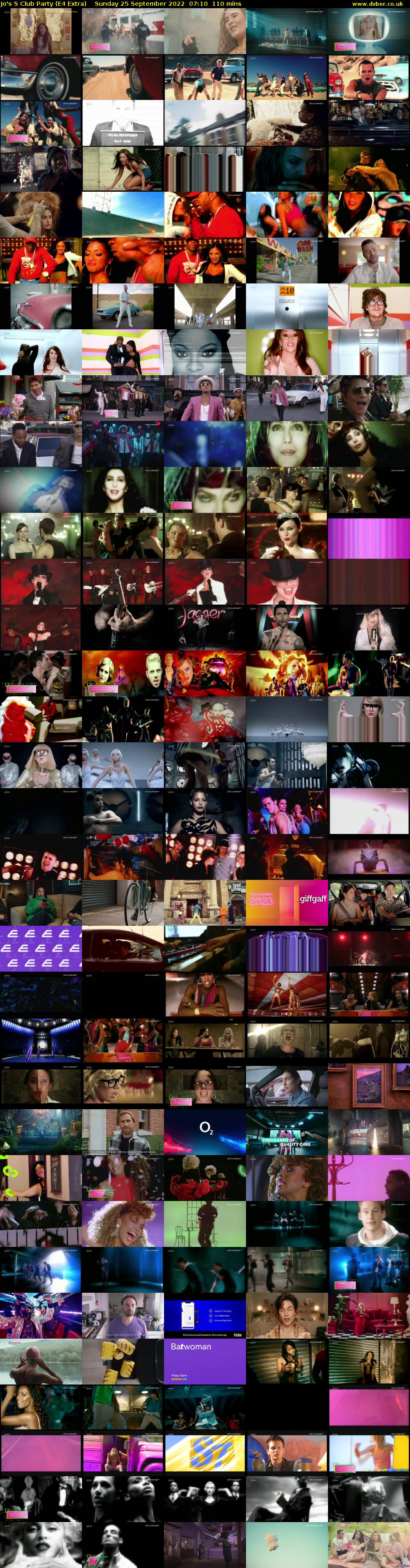 Jo's S Club Party (E4 Extra) Sunday 25 September 2022 07:10 - 09:00