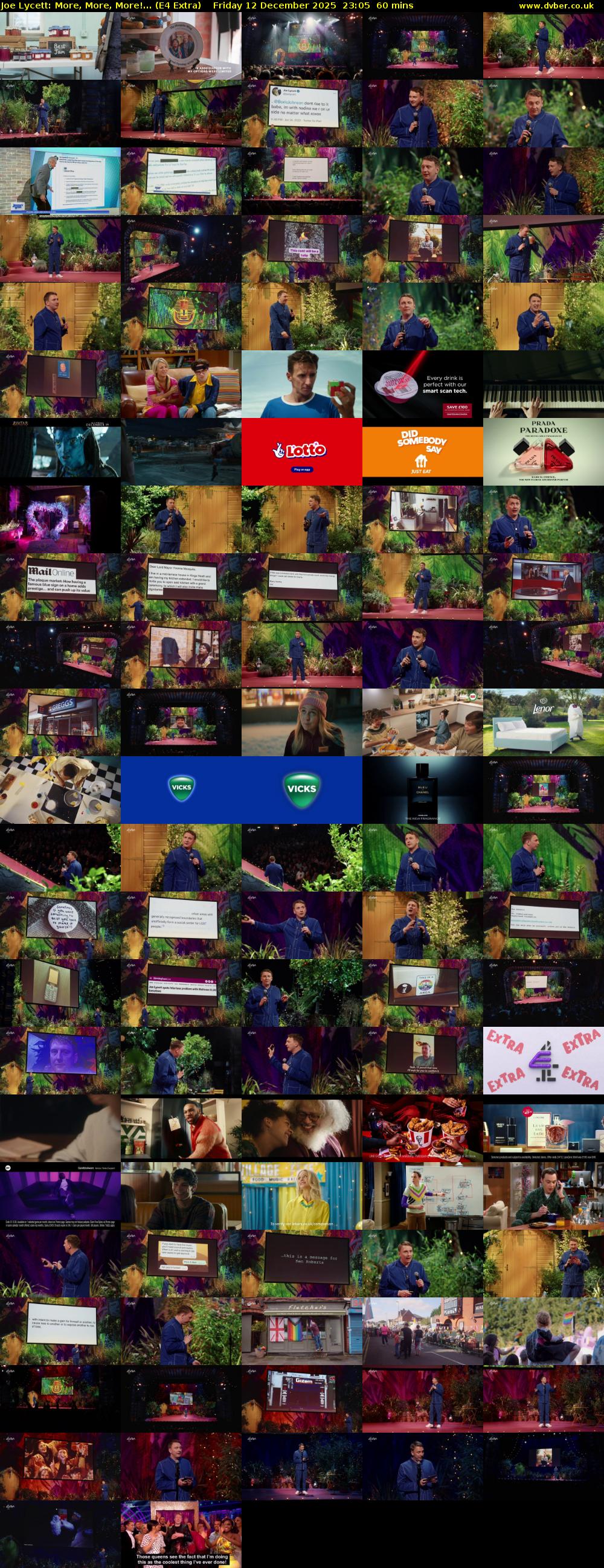 Joe Lycett: More, More, More!... (E4 Extra) Friday 12 December 2025 23:05 - 00:05