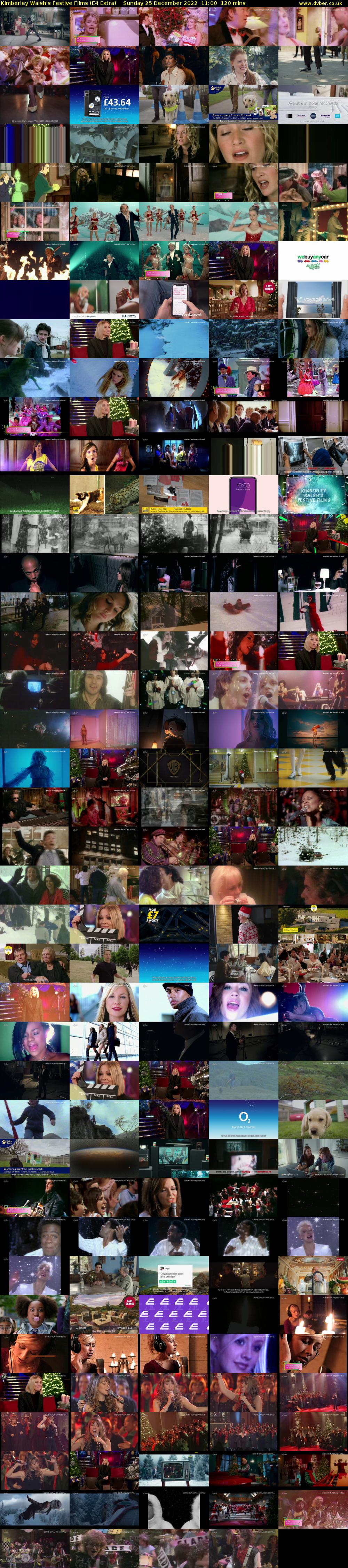 Kimberley Walsh's Festive Films (E4 Extra) Sunday 25 December 2022 11:00 - 13:00