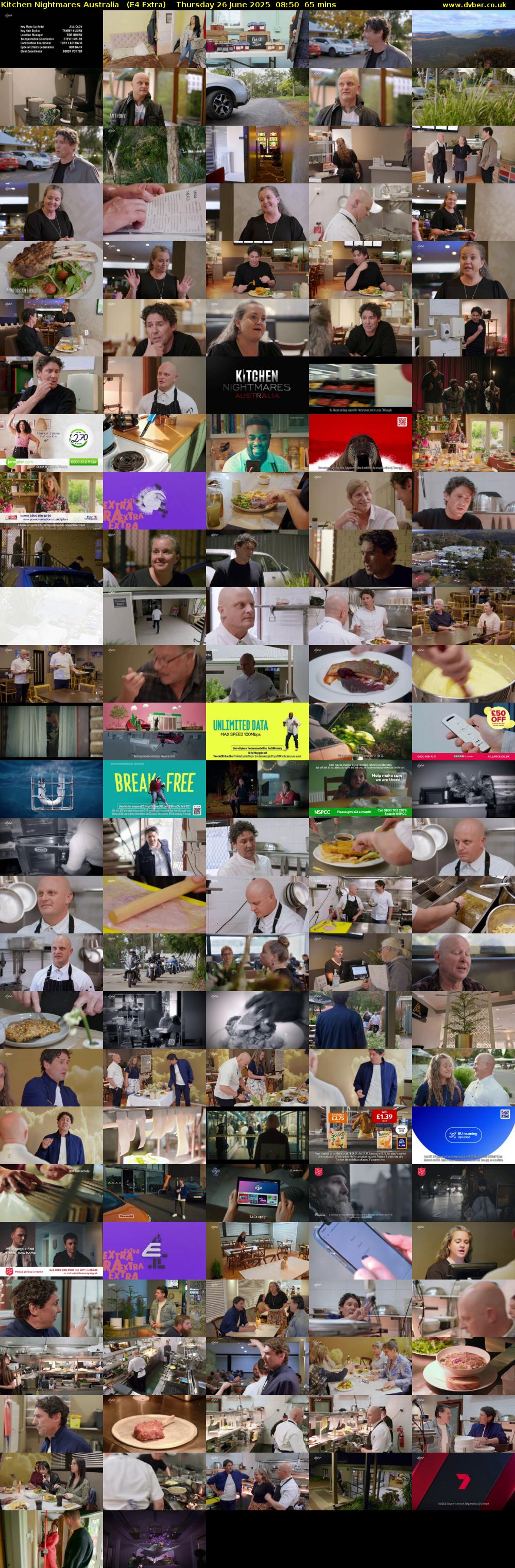Kitchen Nightmares Australia   (E4 Extra) Thursday 26 June 2025 08:50 - 09:55