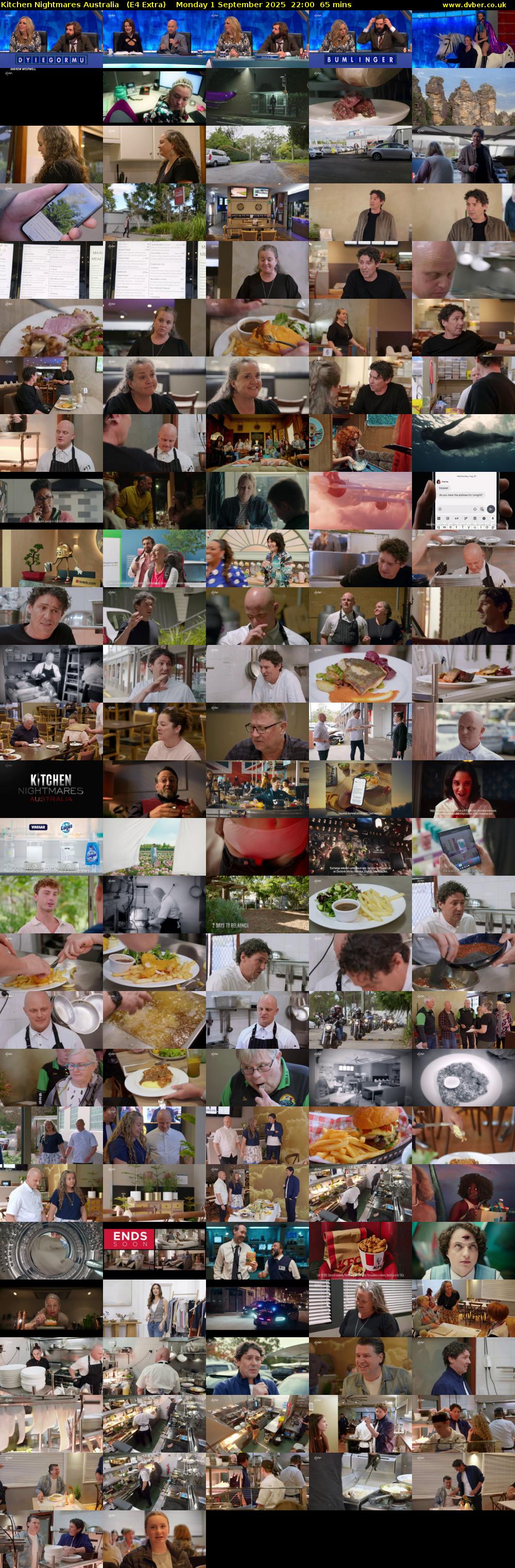 Kitchen Nightmares Australia   (E4 Extra) Monday 1 September 2025 22:00 - 23:05