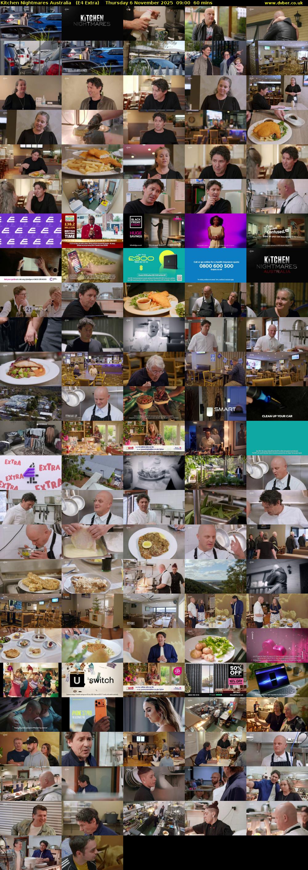 Kitchen Nightmares Australia   (E4 Extra) Thursday 6 November 2025 09:00 - 10:00