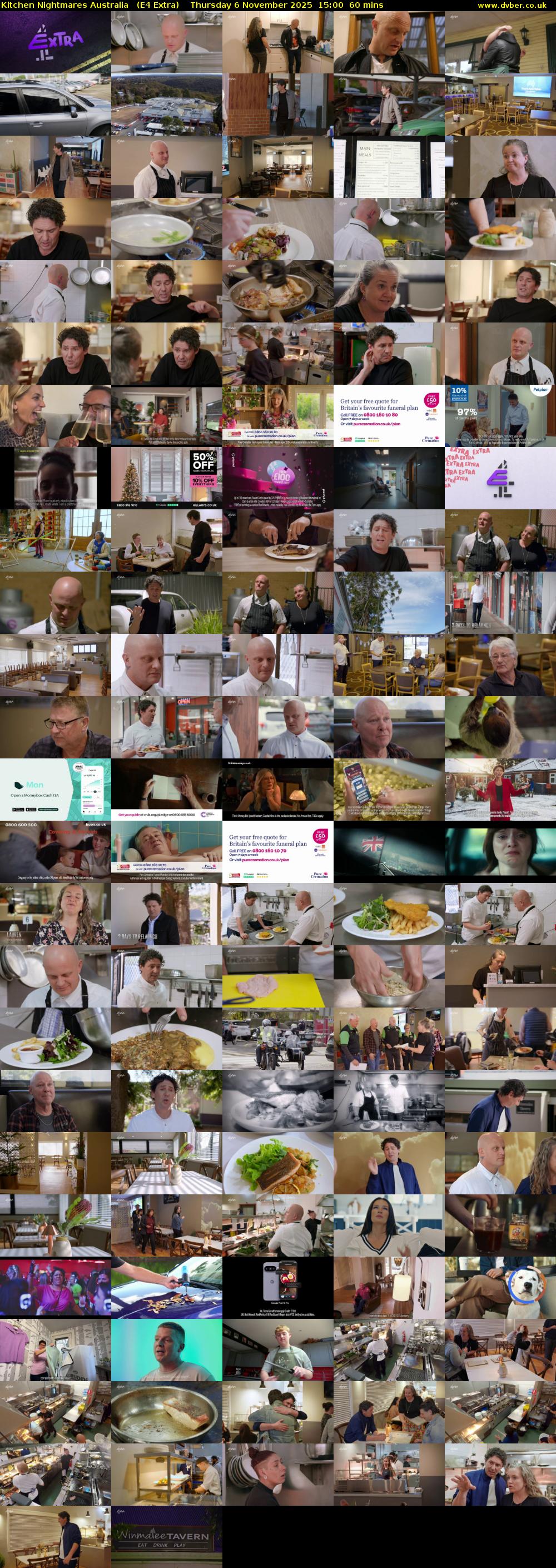 Kitchen Nightmares Australia   (E4 Extra) Thursday 6 November 2025 15:00 - 16:00
