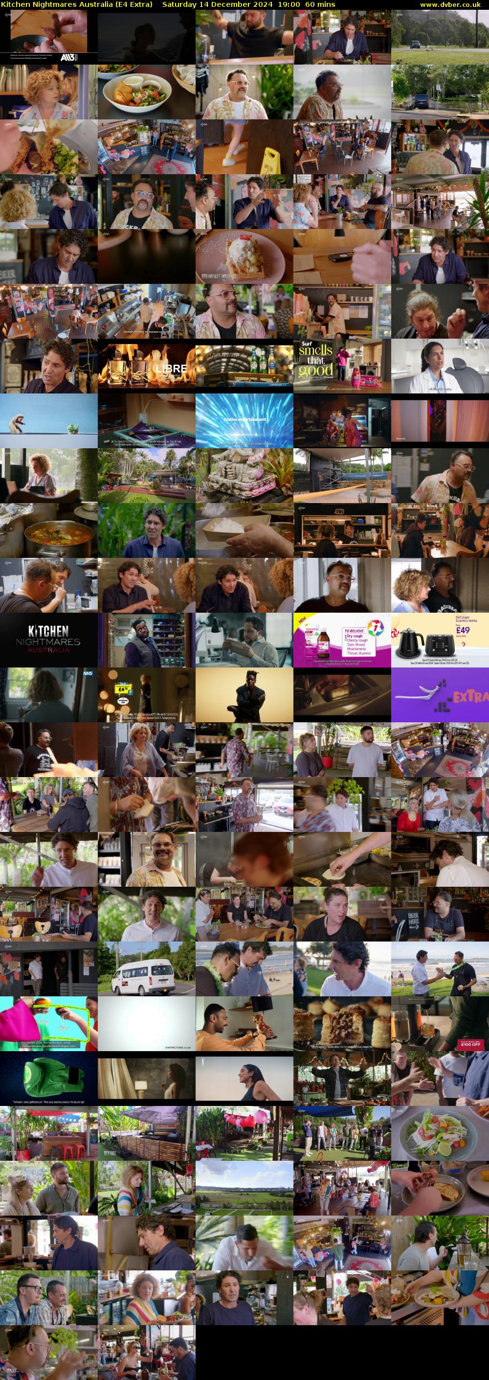 Kitchen Nightmares Australia (E4 Extra) Saturday 14 December 2024 19:00 - 20:00