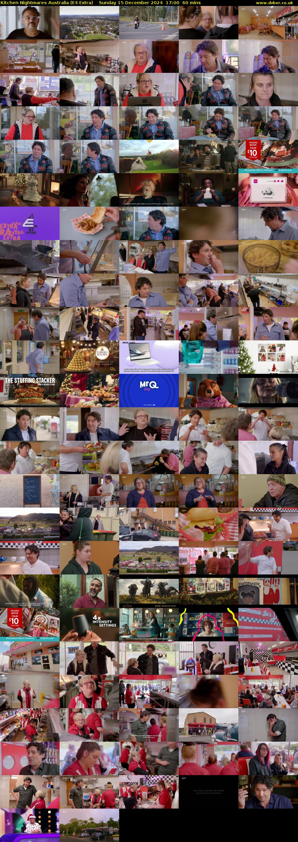 Kitchen Nightmares Australia (E4 Extra) Sunday 15 December 2024 17:00 - 18:00