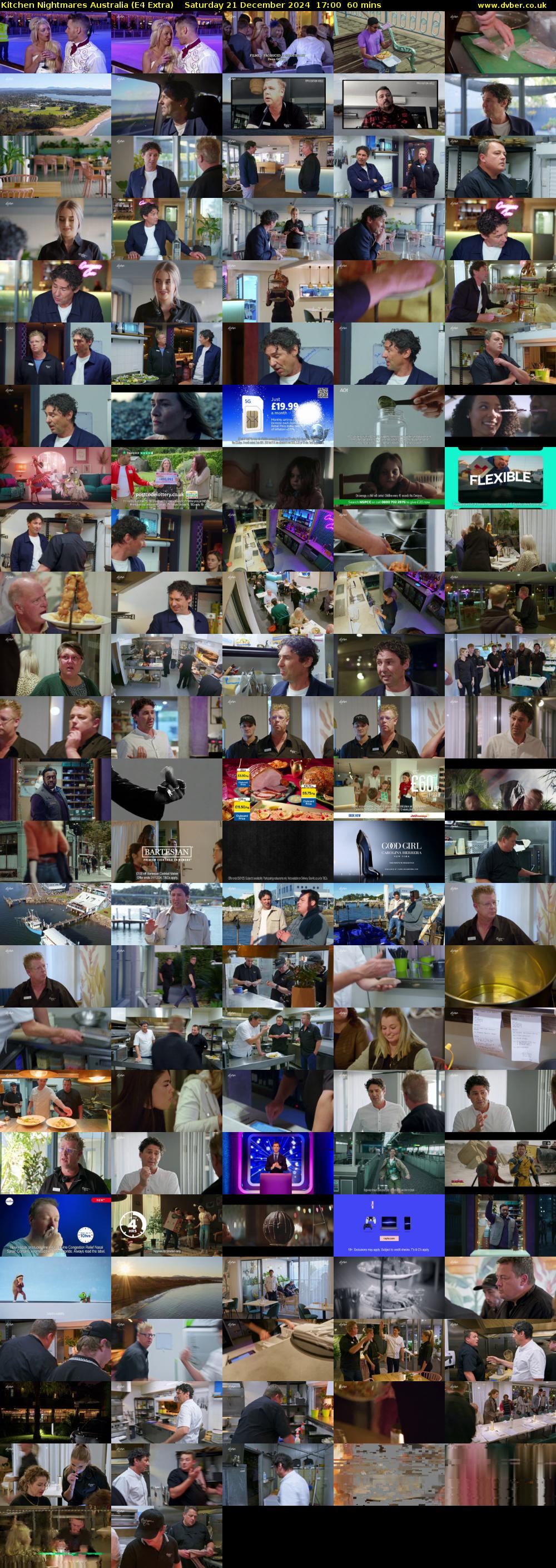 Kitchen Nightmares Australia (E4 Extra) Saturday 21 December 2024 17:00 - 18:00