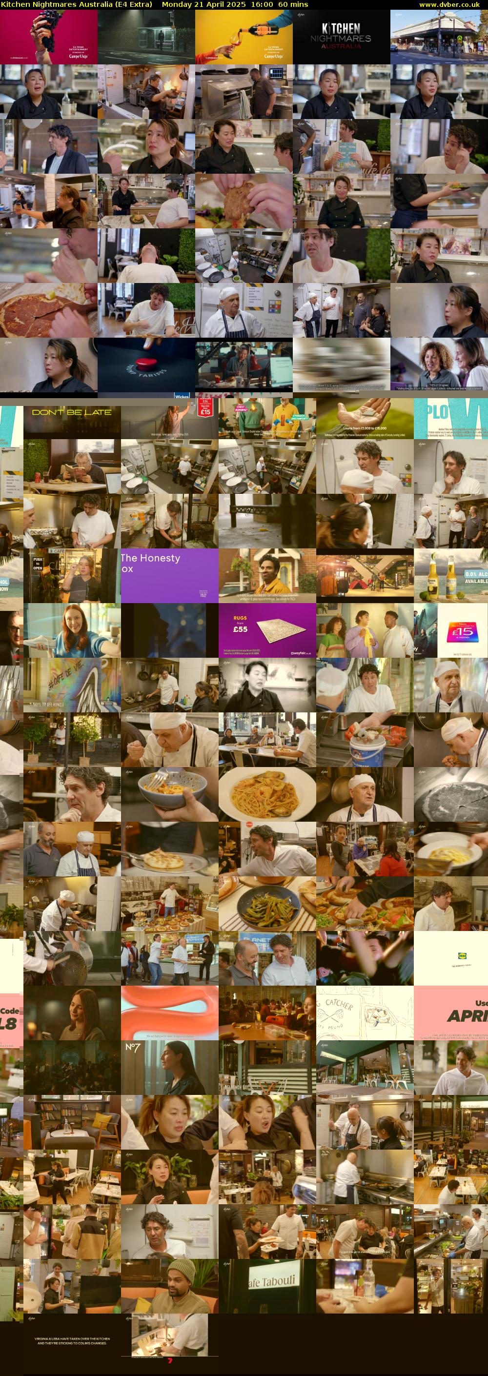 Kitchen Nightmares Australia (E4 Extra) Monday 21 April 2025 16:00 - 17:00
