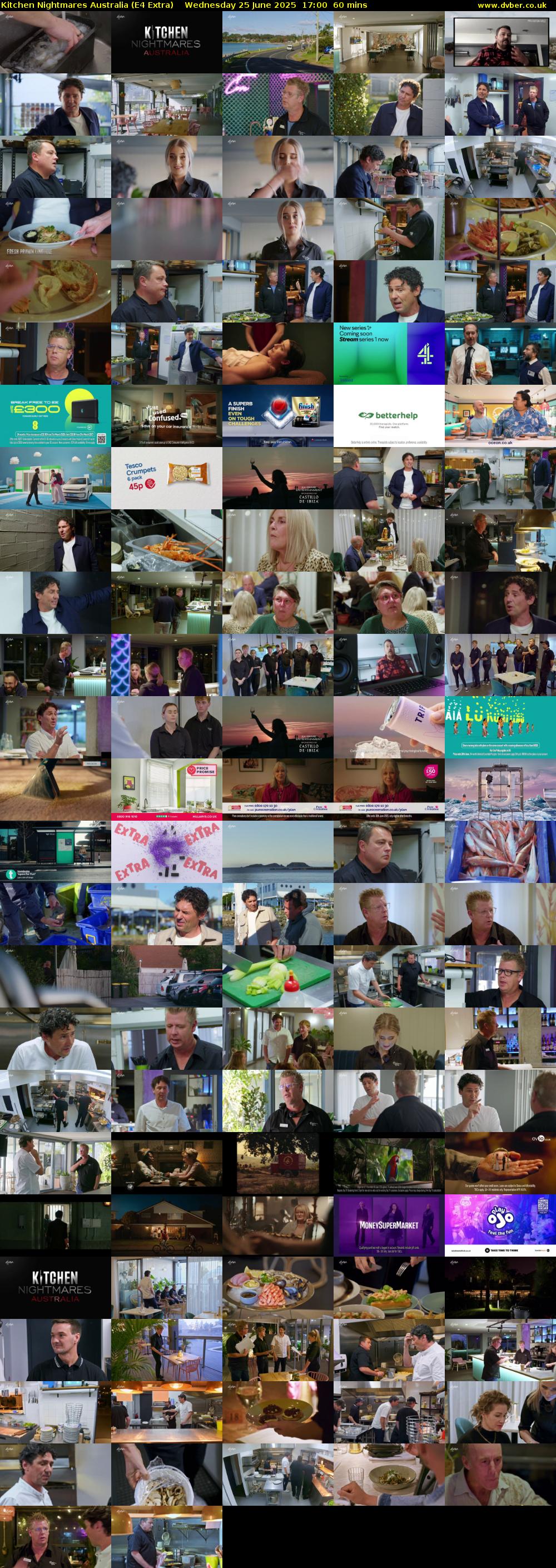 Kitchen Nightmares Australia (E4 Extra) Wednesday 25 June 2025 17:00 - 18:00