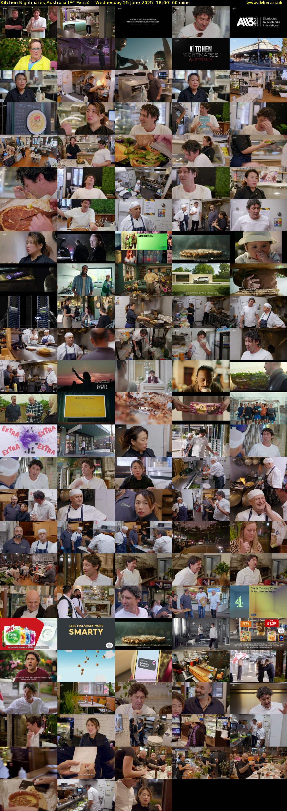 Kitchen Nightmares Australia (E4 Extra) Wednesday 25 June 2025 18:00 - 19:00