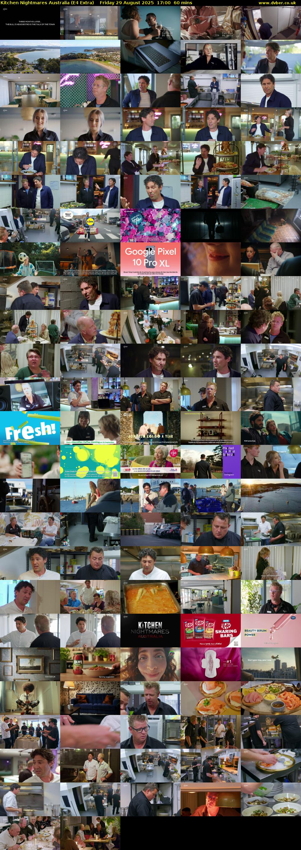 Kitchen Nightmares Australia (E4 Extra) Friday 29 August 2025 17:00 - 18:00