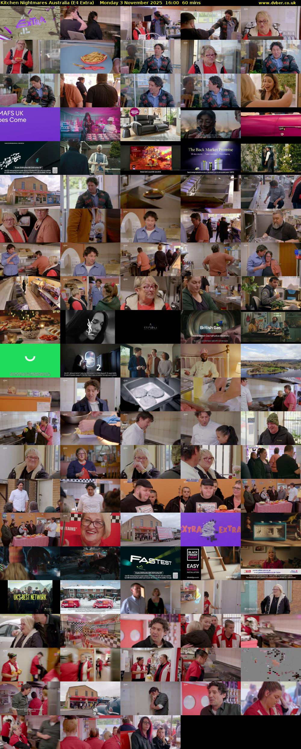 Kitchen Nightmares Australia (E4 Extra) Monday 3 November 2025 16:00 - 17:00